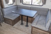U-Shaped Booth Dinette—Converts to Sleeping Space
